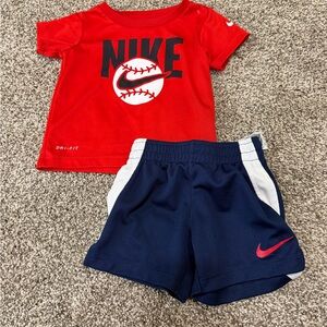 Nike Red and Blue Kids Matching Set
